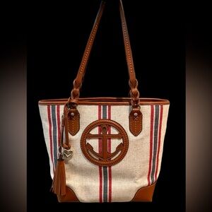 Brighton Anchor Bay Captain Tote - excellent condition